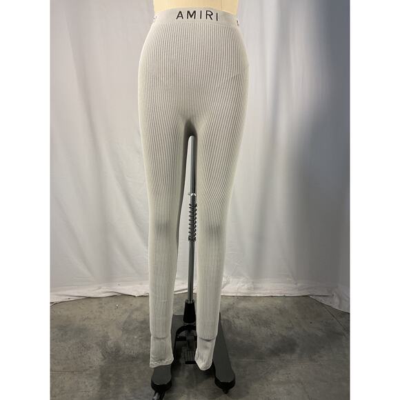 Amiri 'Seamless' Gray Knit Pant Size S - Picture 2 of 5